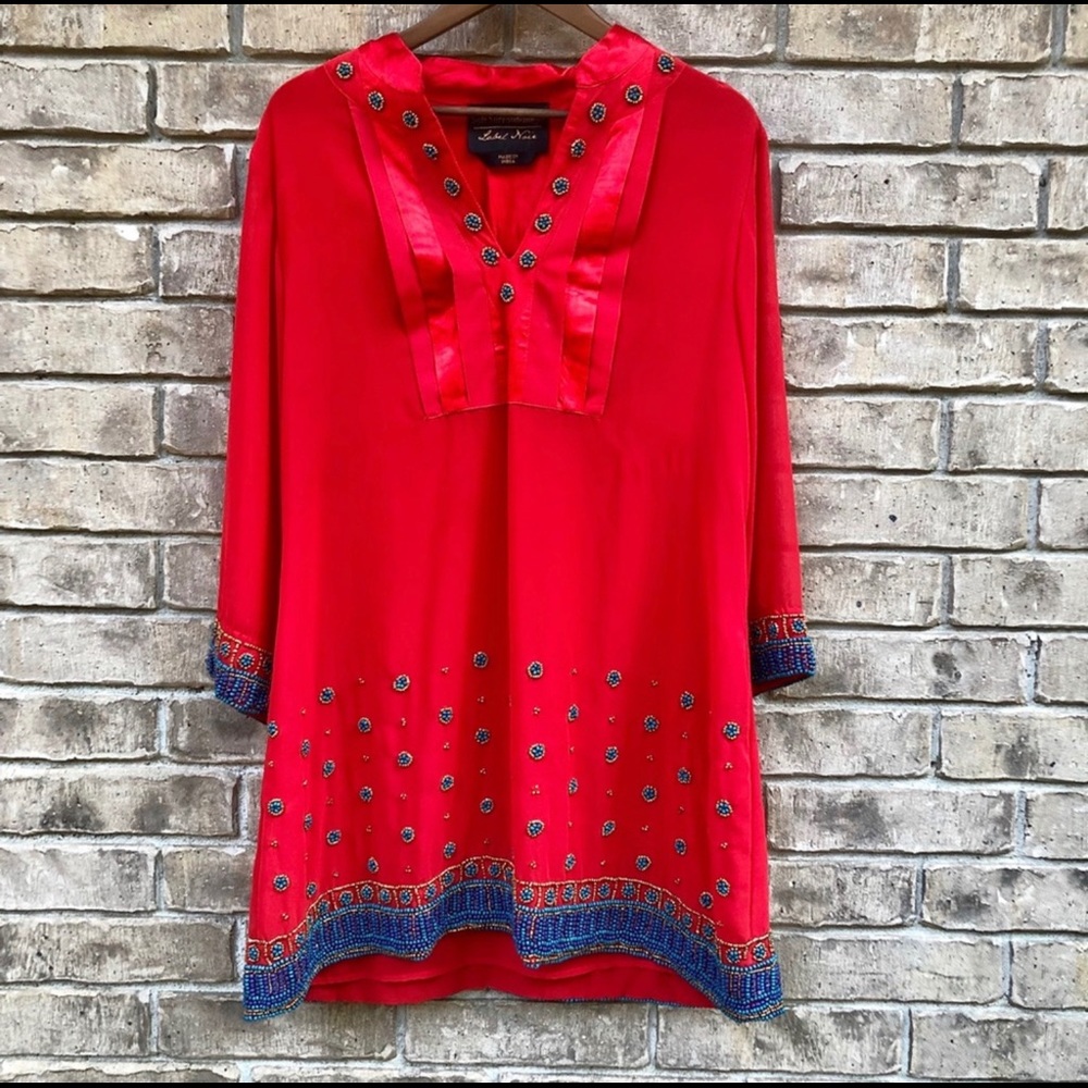 Soft Surroundings: Beaded Tunic